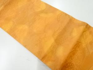 リサイクル　風景模様織出し名古屋帯